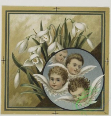 angels-00101 - 550-Christmas and Easter cards depicting scenes on a riverbank, babies, angels, and flowers.106596 [1009x1052]
