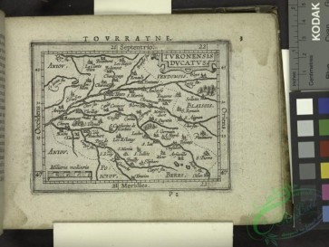 antique_maps-01807 - Turonensis Ducatus.Additional Tourrayne