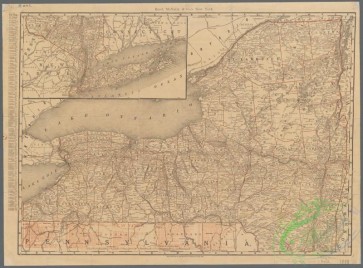 antique_maps-02724 - 0053-Rand, McNally & Co.'s New YorkAdditional New YorkAdditional Rand, McNally & Co.'s new business atlas map of New York