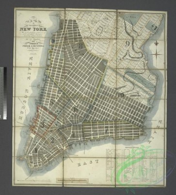 antique_maps-02863 - 0764-Plan of the city of New-York  -  the greater part from actual survey made expressly for the purpose (the rest from authentic documents)