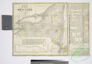 antique_maps-02888 - 1050-The tourist's map of the state of New York  -  compiled from the latest authorities