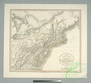 antique_maps-03082 - 1941-A new map of part of the United States of North America  -  containing those of New York, Vermont, New Hampshire, Massachusets, Connecticut, Rhode Isl