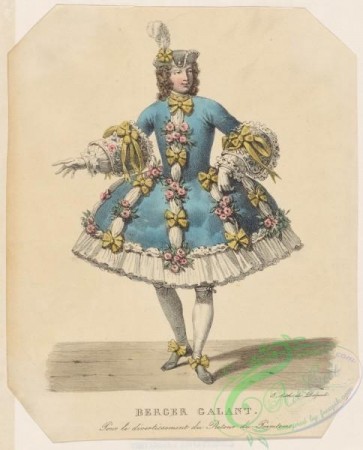 dances-00094 - 0682-Berger galant pour le divertissement du Retour du printemsAdditional Costumes de theatre de 1600 a 1820