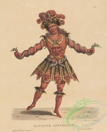 dances-00161 - 1212-Divinite infernaleAdditional Costumes de theatre de 1600 a 1820