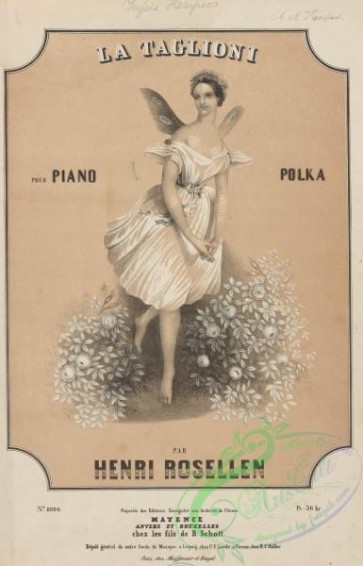 dances-00906 - black-and-white 0780-La Taglioni polka pour piano par Henri RosellenAdditional Taglioni polka