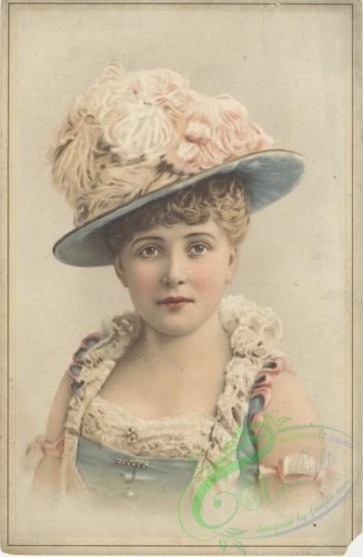 ephemera_advertising_trading_cards-00982 - 0982-Woman in big hat [1959x3000]