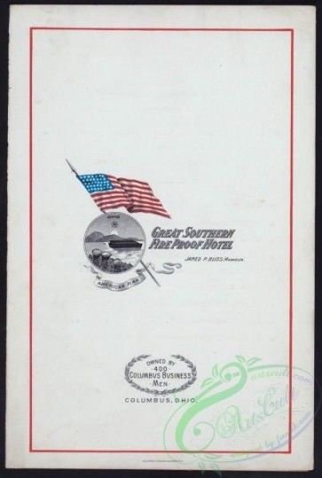 menu-00736 - 00832-USA flag, Round frame