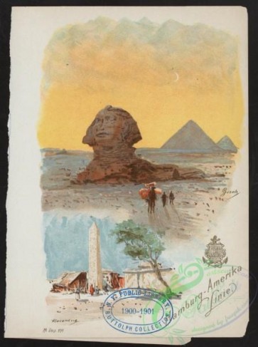 menu-01113 - 01208-Egyptian Sphinx, Pyramids, Obelisk, desert