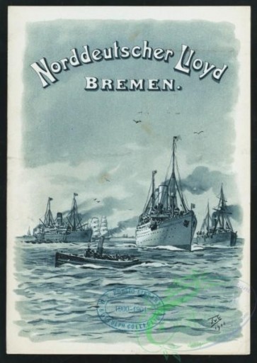 menu-01915 - 01804-Steamships, Sea