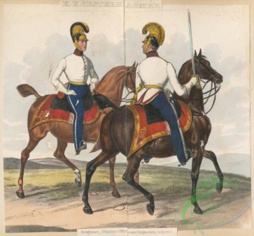 military_fashion-02765 - 104691-Austria, 1848-K.K. Oesterr. Armee, Dragoner Staabs-Officier und Regiments Adjutant
