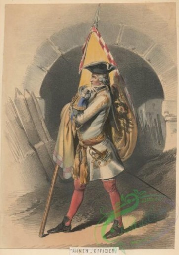 military_fashion-03330 - 105329-Austria, 1700-1750-Fahnen Officier, 1740
