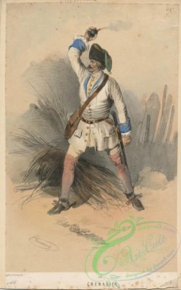 military_fashion-03443 - 105484-Austria, 1700-1750-Grenadier