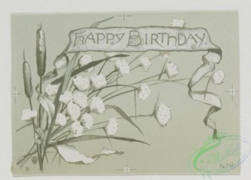 prang_cards_black-and-white-00253 - 0523-Valentines, birthday, Christmas, and New Year cards depicting musical notation, flowers, berries, and children 106424