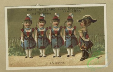 prang_cards_kids-00887 - 1803-Trade cards depicting boy and girl soldiers and musical instruments 103813