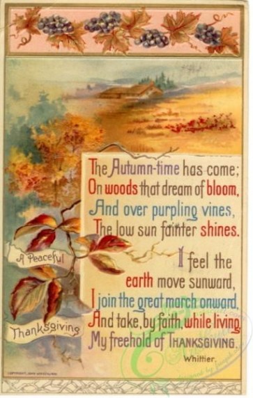 thanksgiving_day_postcards-00185 - 185-Leaves, The autumn-time has come on woods that dream of bloom, and over purpling vines... [1905x3000]