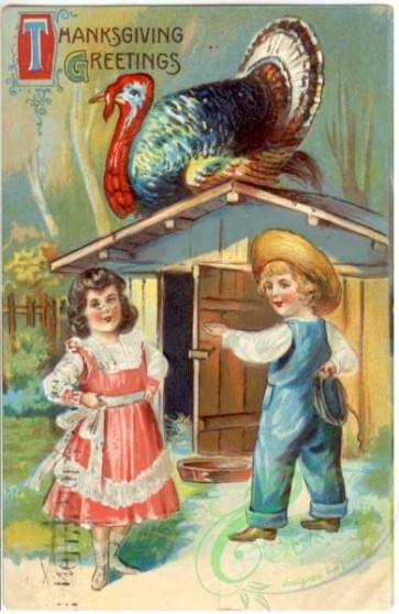 thanksgiving_day_postcards-00427 - 427-boy, girl, Turkey [1955x3000]