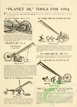 agricultural_implements-00004 - black-and-white Cultivator and plow, Seed Drill