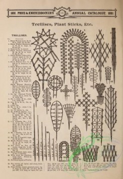 agricultural_implements-00144 - black-and-white Trellieses, Plant Sticks