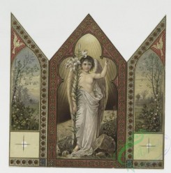 angels-00114 - 74-Triptych Easter cards depicting angels and landscape scenes with birds and lamb.107552 [1408x1423]