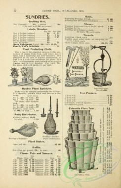 botanical-19479 - black-and-white 164-Rubber Plant Sprinkler, Columbia Tubs