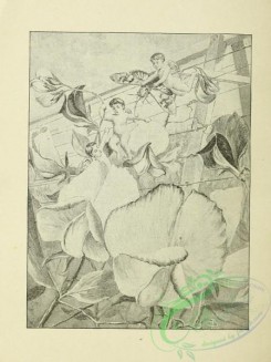 botanical-21728 - black-and-white 148-Fairies, Sweet Peas