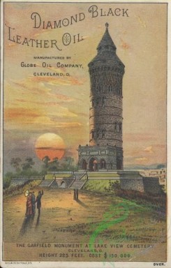 ephemera_advertising_trading_cards-00061 - 0061-Tall building, Garfield monument at lake view cemetery [1915x3000]
