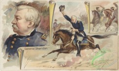 ephemera_advertising_trading_cards-00431 - 0431-General Sheridan, horseman, battle, fight [3000x1791]