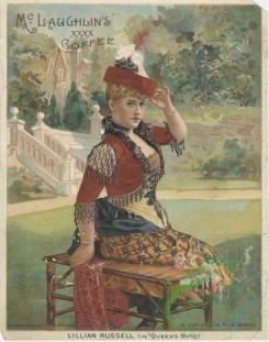 ephemera_advertising_trading_cards-00970 - 0970-Woman sitting, lawn, dress, hat [2369x3000]