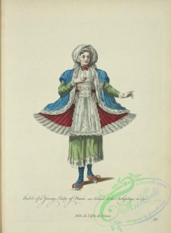 fashion-00819 - 058-Habit of a young lady of Naxis an island in the Archipelago in 1700, Fille de l'Isle de Naxos