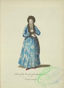 fashion-00825 - 064-Habit of the princess of Walachia in 1700, Princess de Valaquie