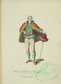 fashion-00862 - 101-Habit of a gentleman of Hungary in 1700, Gentilhomme Hongrois