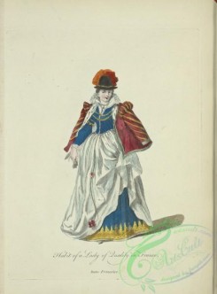 fashion-00889 - 131-Habit of a lady of quality in France, Dame Francoise