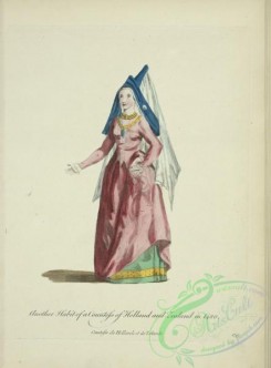 fashion-00903 - 145-Another habit of a countess of Holland and Zealand in 1480, Comtesse de Hollande et de Zeland