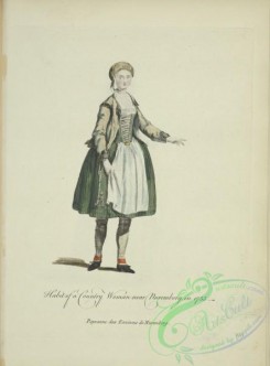 fashion-00945 - 187-Habit of a country woman near Nuremberg in 1755, Paysan des environs de Nuremberg