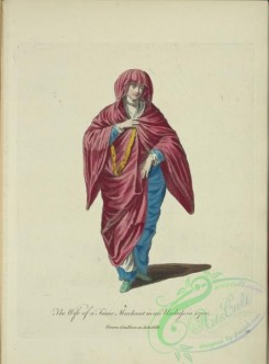 fashion-01023 - 271-The wife of a Franc merchant in an undress in 1700, Femme d'un Franc en deshabille