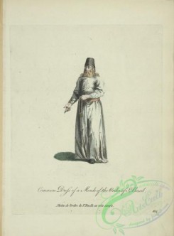 fashion-01131 - 382-Common dress of a monk of the order of St, Bazil, Moine de l'ordre de St, Bazill en robe simple