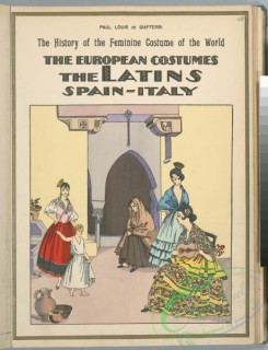 fashion-01422 - 187-The European costumes-The Latins, Spain-Italy