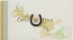 goodluck-00019 - 842-Ye booke of goode luck -  cards with text, depicting old shoes, horseshoes, four-leaved clovers, wishbones, rice and new moonszzz107966 [2009x1116]