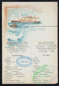 menu-01269 - 01366-Steamship, Sea