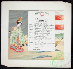 menu-01581 - 01503-Japanese woman, boat, handwritten text