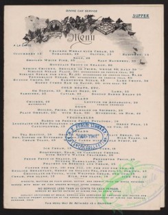 menu-01829 - 01924-Menu text decorated, Top frame, Botanical, printed text