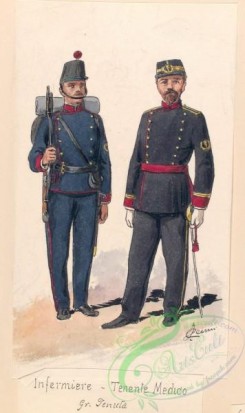 military_fashion-00063 - 101196-Mexico, 1868-1906-Infermiere, Tenente medico, gr. tenuta