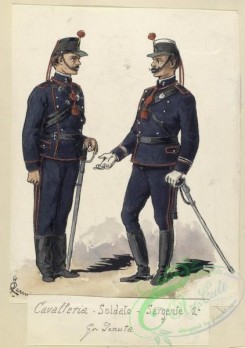 military_fashion-00068 - 101201-Mexico, 1868-1906-Cavalleria - soldato, sergente 2_, gr. tenuta