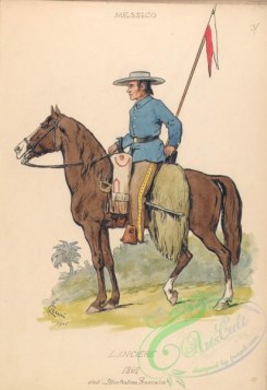 military_fashion-00085 - 101233-Mexico, 1826-1862-Lanciere. 1862. dall'''Illustration francaise.''