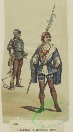 military_fashion-00808 - 100963-Belgium, 1380-1782-Arbaletrier et archer du corps