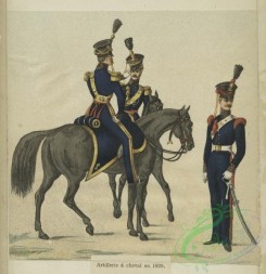 military_fashion-01088 - 106441-Belgium, 1790-1829-Artillerie a cheval em 1829