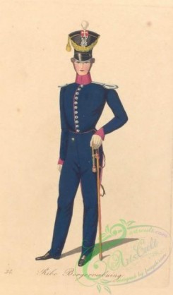 military_fashion-01627 - 107418-Denmark, 1835 - Deenske burgerweer en beamten