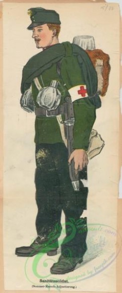 military_fashion-02572 - 103775-Austria, 1896-1906-Sanitatssoldat (Sommer-Marsch-Adjustierung)