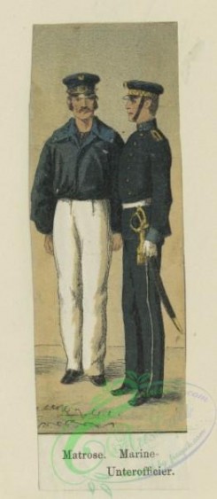 military_fashion-02807 - 104737-Austria, 1849-1860-Matrose, Marine-Unterofficier