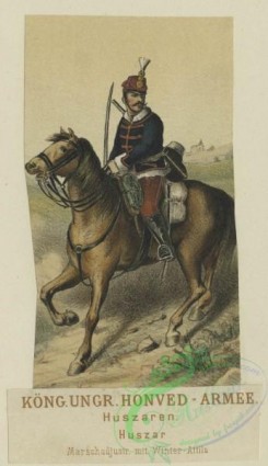 military_fashion-02822 - 104756-Austria, 1867-1895-Kong. Ungr. Honved-Armee Huszaren. Huszar (Marschadjustr. mit Winter-Attila)